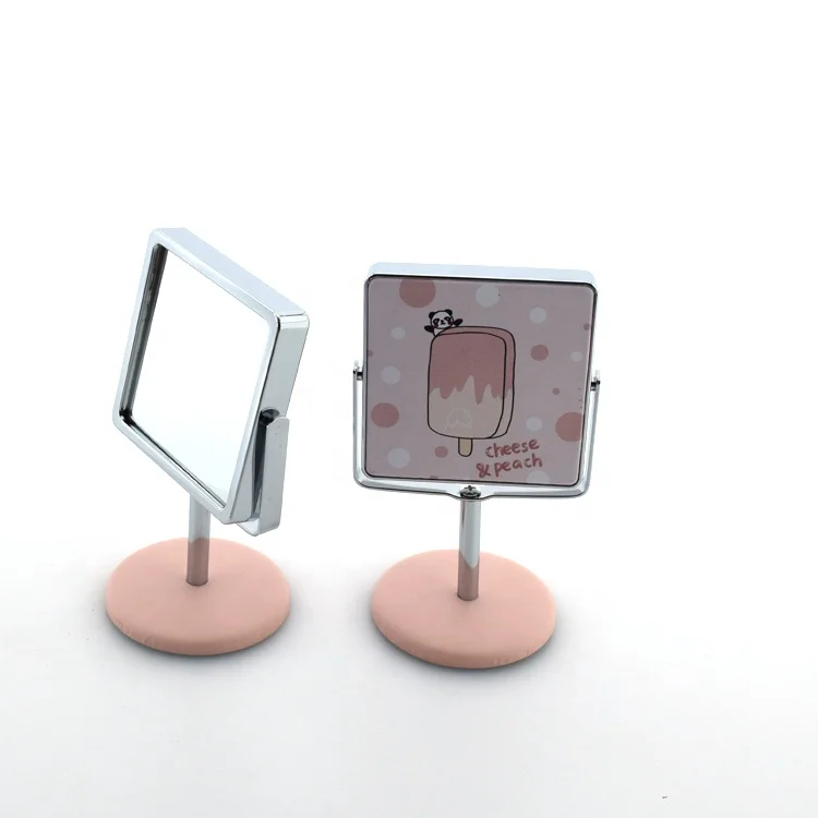 Зеркало для макияжа Прямая оптовая продажа вращающееся на 360 градусов настольное зеркало для туалетного столика