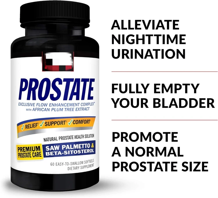 Wholesale Prostate Saw Palmetto Beta Sitosterol Supplements Softgels Capsules Prostate for Men Prostate Health Urinary Relief
