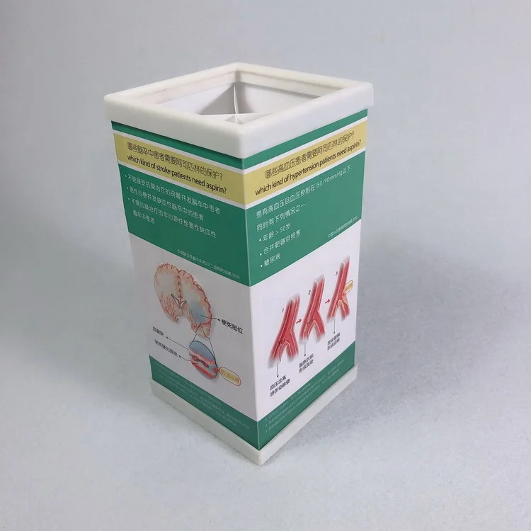 Customized PVC 3D blister pen container medical gift pen holder  Hospital-specific supply