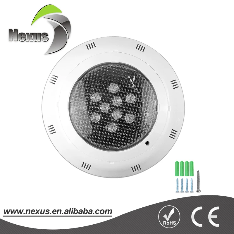  Высококачественный IP68 12v/24v Одноцветный/RGB светодиодный подводный светильник для