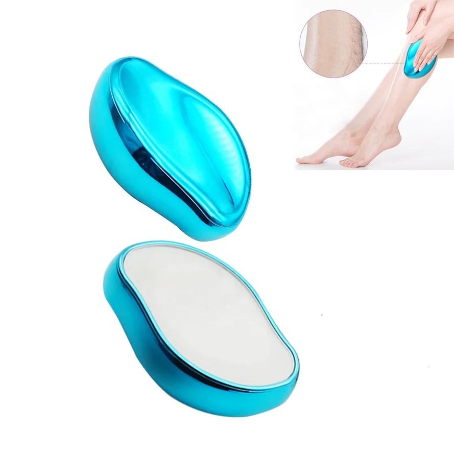 Easy To Use Painless Manual Epilator Men Women Magic Cristal Hair Removal Pads Crystal Glass Eraser Hair Remover