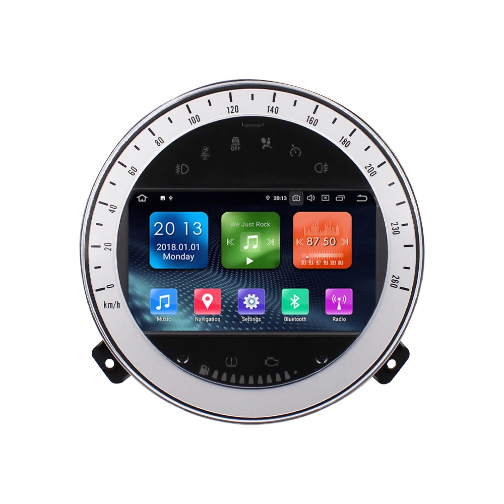 Octacore Android 10.0 With 7 inch Capacitive Screen Car Dvd Player DSP Carplay Car Stereo Dvd Player For MINI R56 COOPER