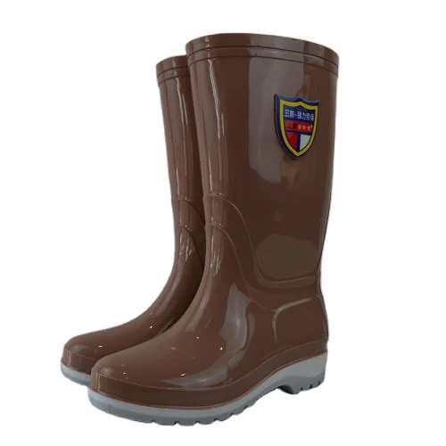 waterproof shoes, rain boots women Hot selling Pvc Transparent Rain Boots women Made In China