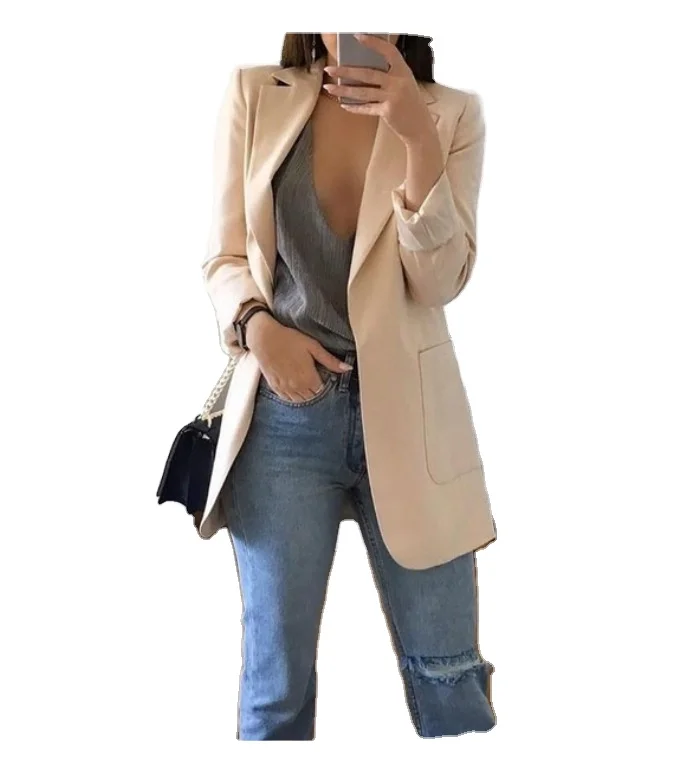 Women Casual Suit Jacket Is Suitable For Office Formal Uniform OEM Service