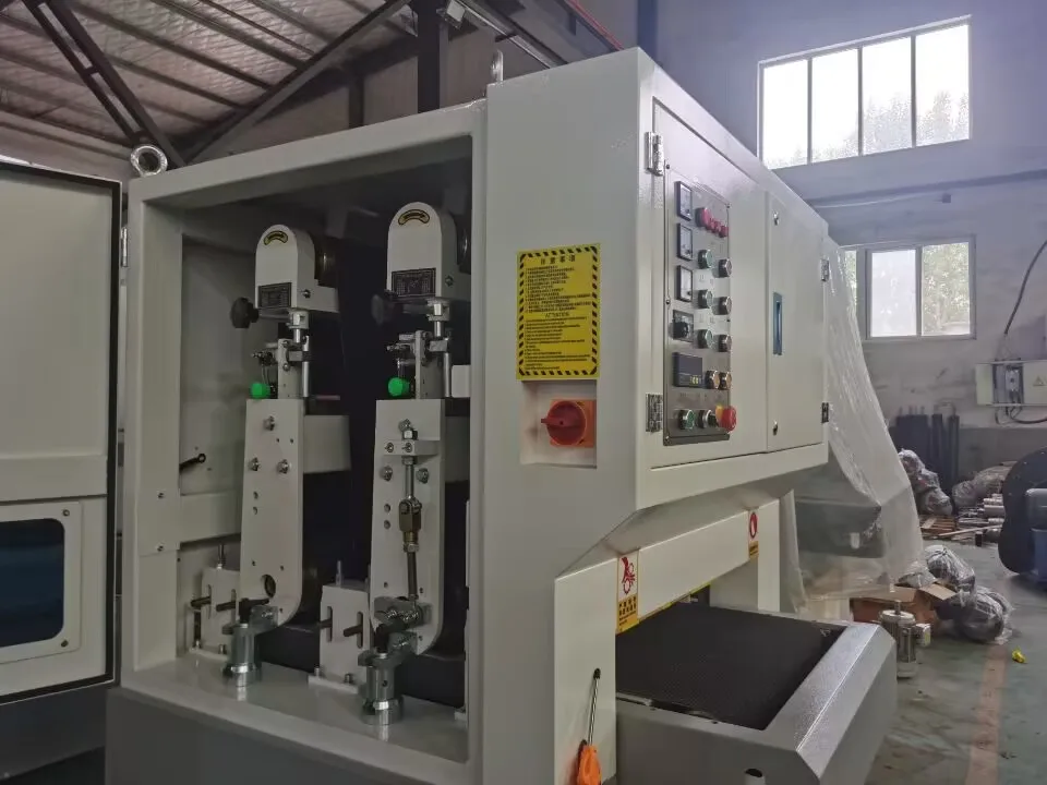 Stainless Steel Sheet Edge Grinding Polishing Deburring Machine For Laser Cutting Sheet Metal Burrs Removal