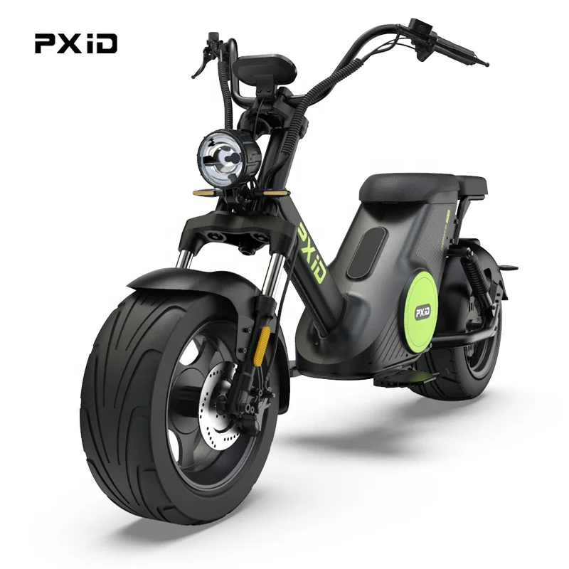 New EU Fashion 12 Inch 60v 12Ah 20Ah 25Ah 1500W 2000W  Two Wheel Powerful Off Road Electric Motorcycle Escooter Citycoco