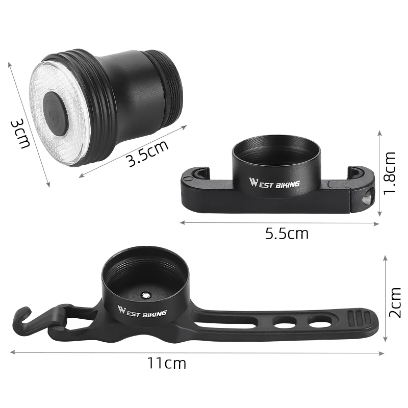 WEST BIKING Wholesale 8 Modes High Power Led Bike Projector Laser Light Bicycle Super Bright Flash Light For Mountain Bike