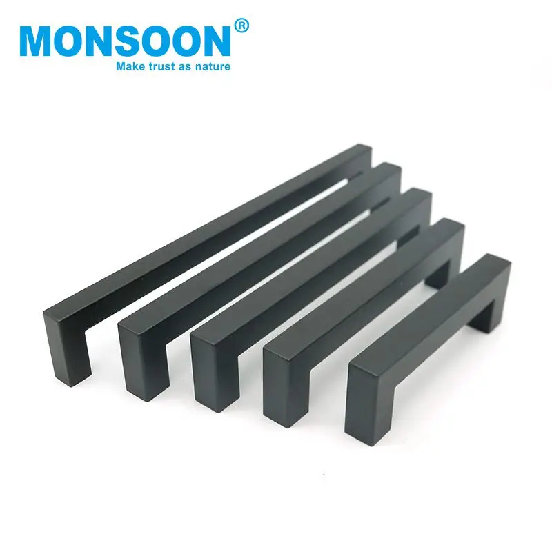 furniture fitting wardrobe drawer knobs bedroom Cupboard Door handles stainless steel t bar handle for Cabinet Kitchen Door