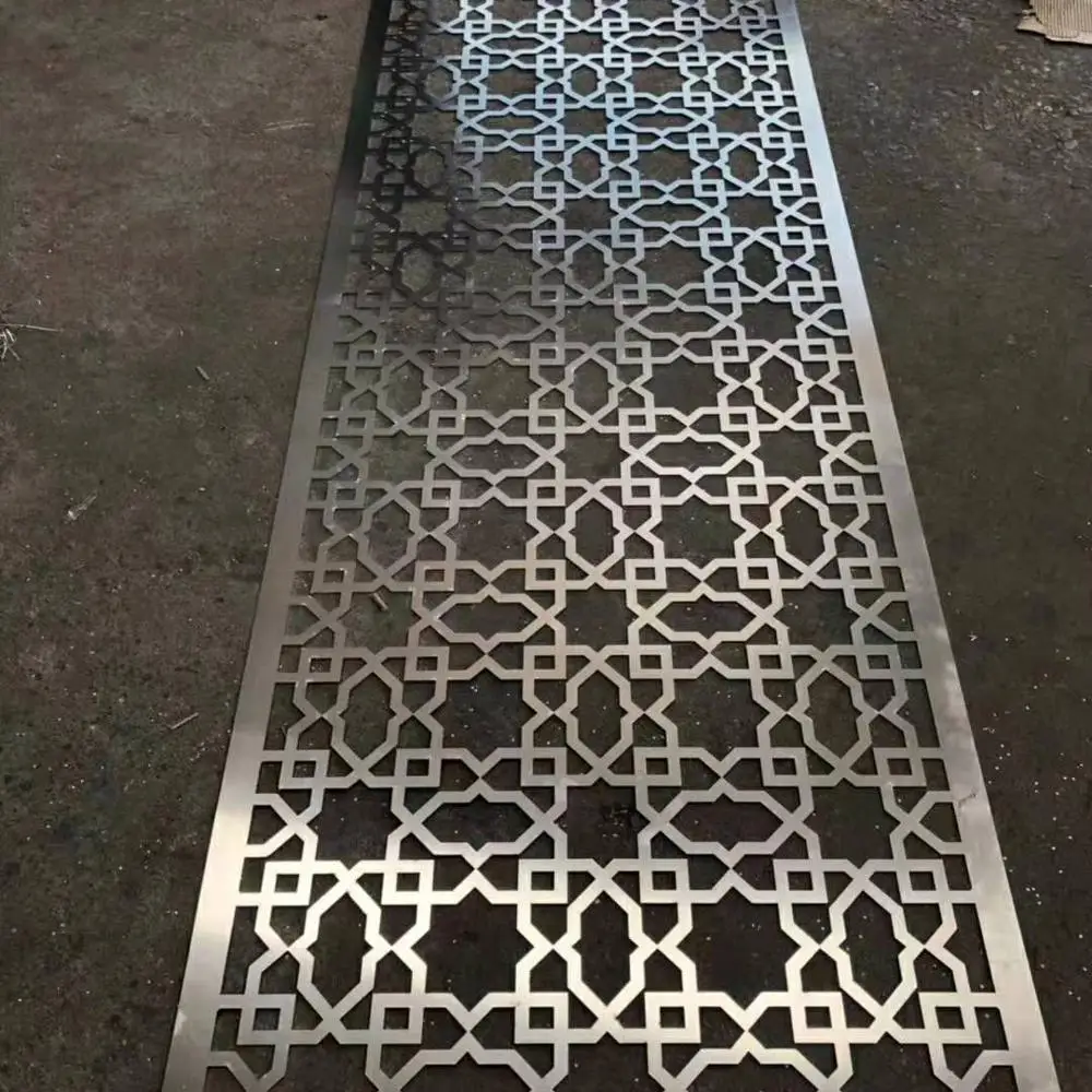 Exterior Aluminum Laser Cut Decorative Carved Panels For Wall Facade