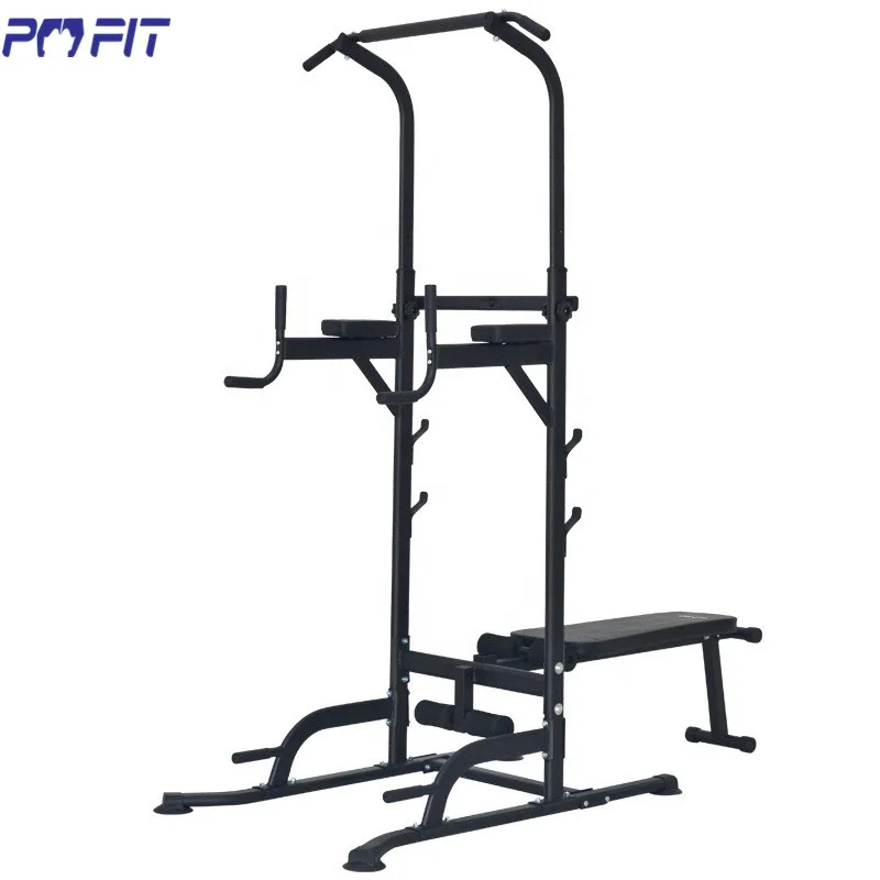 Power tower rack gym fitness squat rack chest press cable foldable sorinex power rack