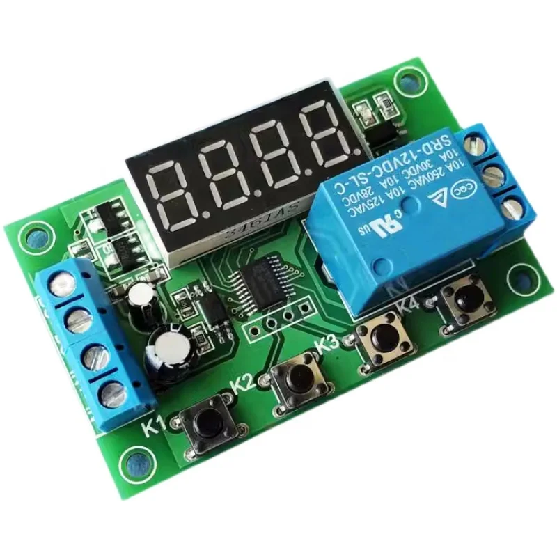 5V/12V/24V Timer Delay 1 channel YYC-2S Multifunction Timing Cycle Circuit Switch High Precision 0.01S Time Delay Module