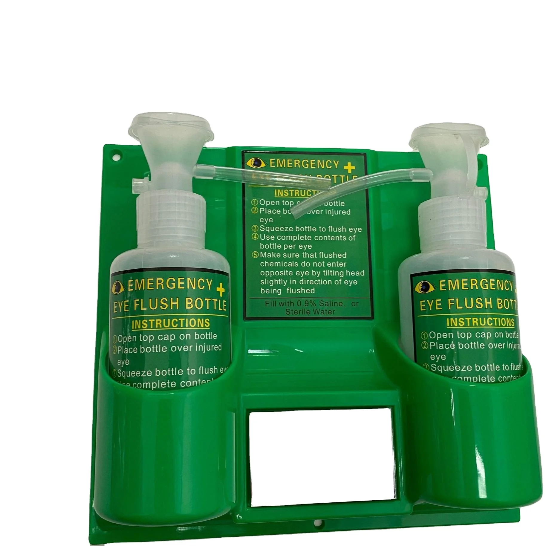 Elecpopular 2023  wall mount portable eyewash station with 500 ml emergency eye wash bottles and mirror