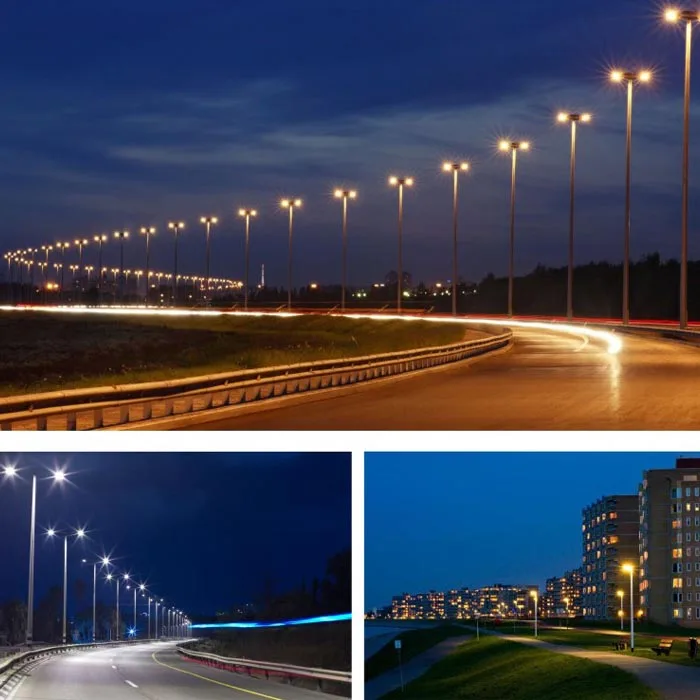 ASTM High Lumen Outdoor Waterproof Ip65 Parking Lot Public Raod Lamp 25w 50w 100w 150w 200w AC Led Street Lights