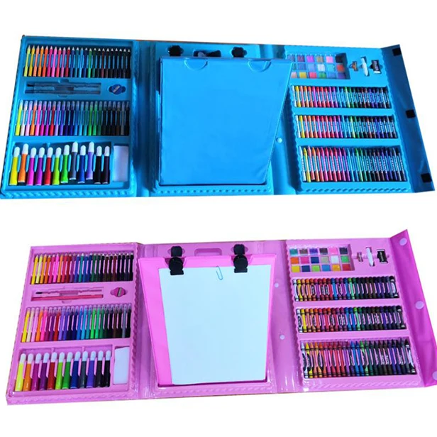 website top sell 208 pcs  drawing kid toy art sets drawing art set