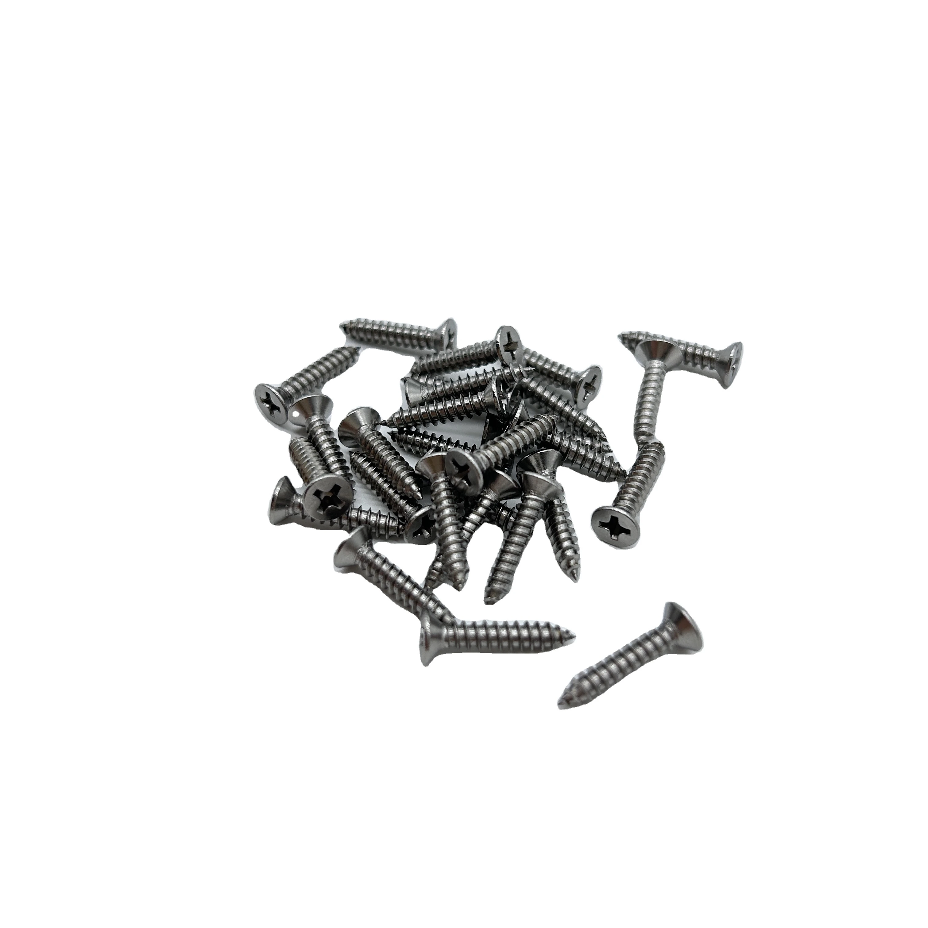 M3 M3.5 M4 Nickel Plated Electronic Small Screw Countersunk Head Cross Flat Head Tapping Screw
