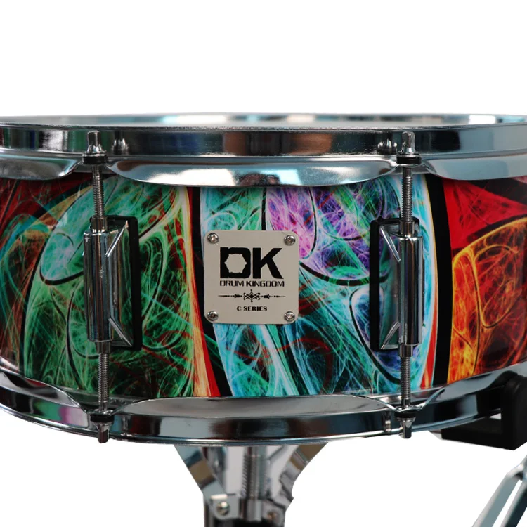 Good quality full size wood shell acoustic musical drum set