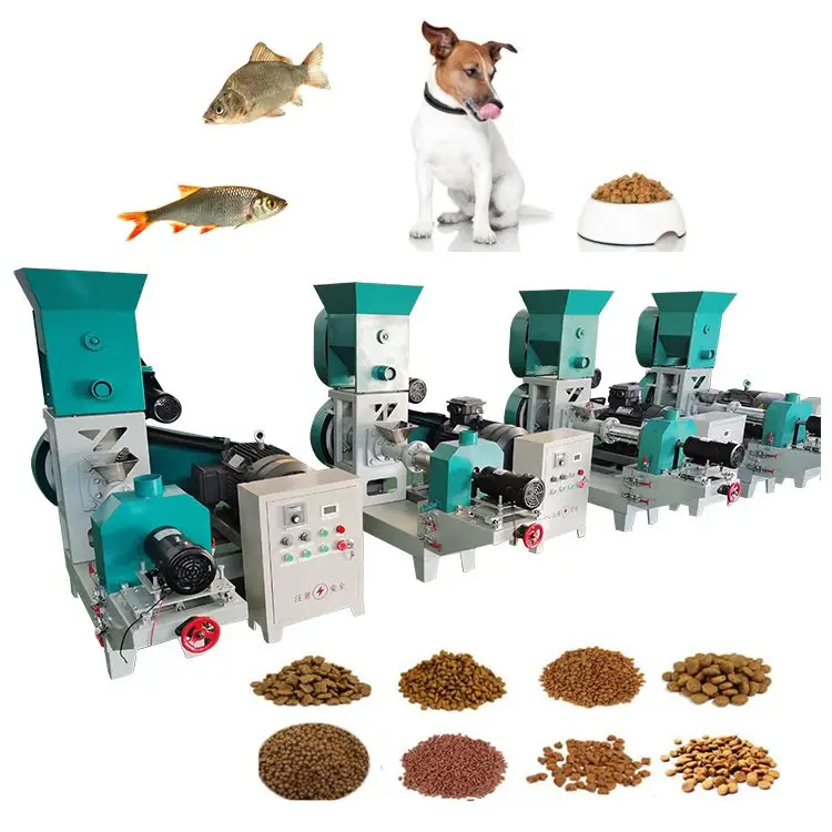 Floating Fish Pellet Machine 0.12-0.15Ton Per Hour Poultry Poultry Feed Production Machine Ornamentall