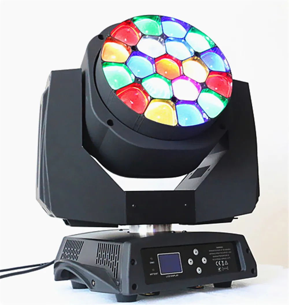 K10 Bee eye led wash moving head 19x15 wash zoom beam stage lights