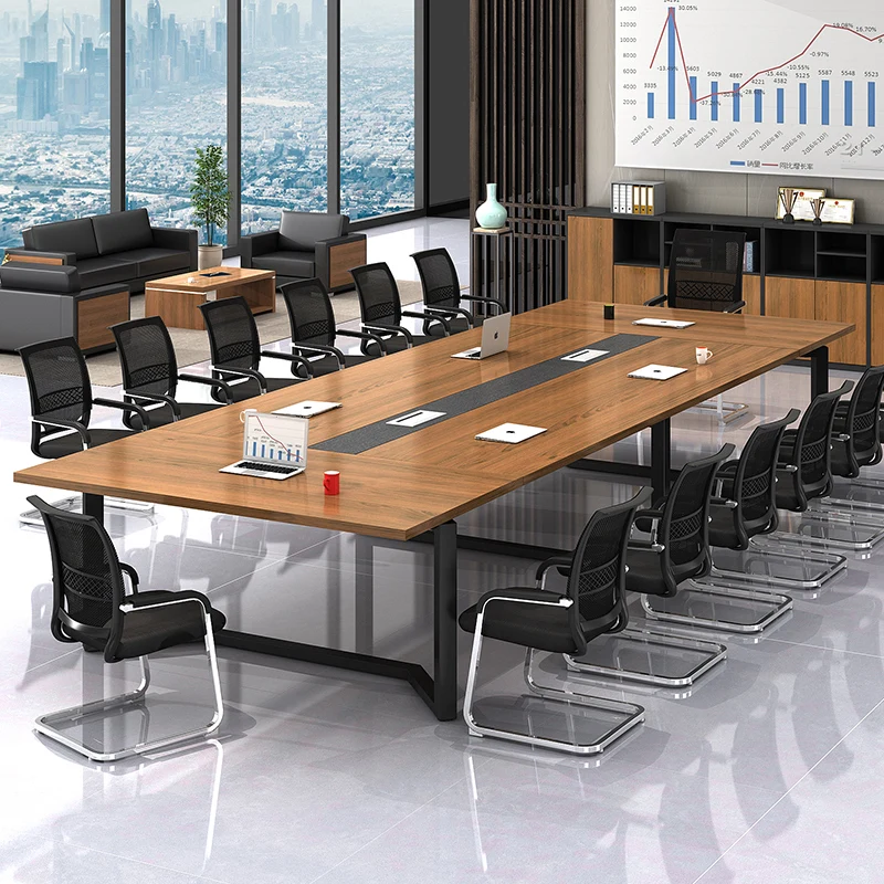 HYZ06N office furniture luxurious desk office meeting room conference table and chairs set meeting table modern conference table