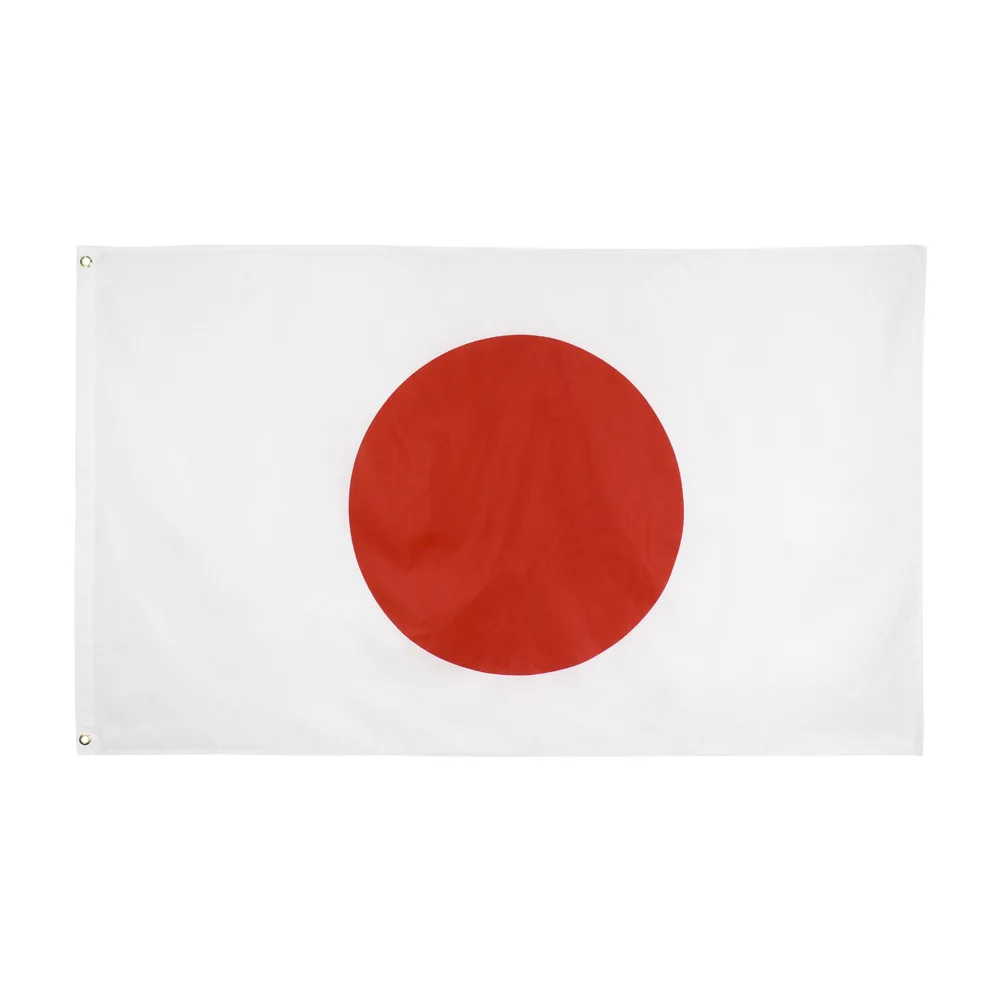 High Quality Wholesale Custom Cheap 100% Polyester  Japanese National Japan Flag
