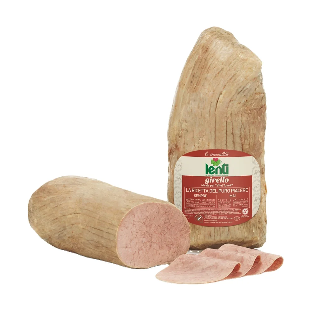 Beef for Vitello Tonnato boiled typical piedmont specialty LENTI Made in Italy 2 kg