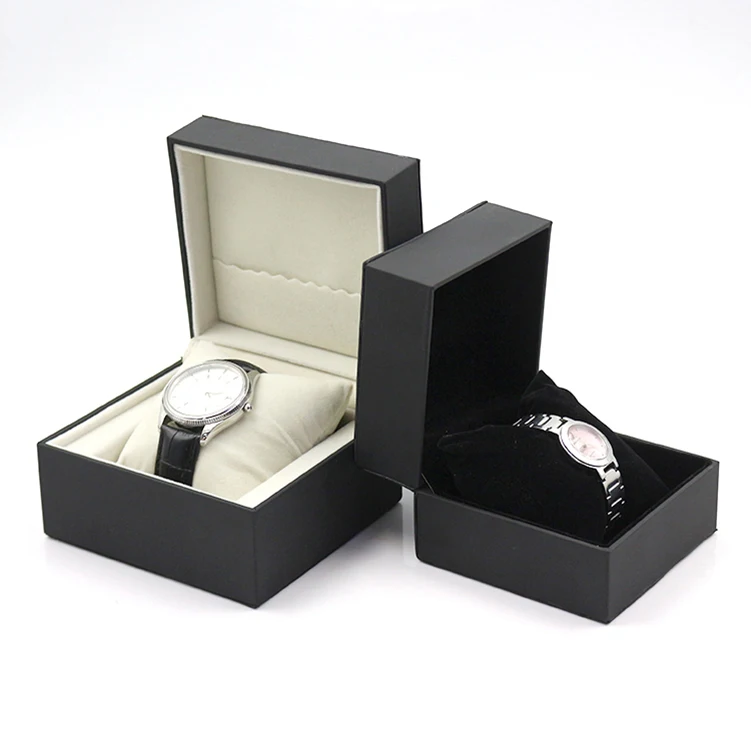 China Cheap Personalize Packaging Box Custom PU Leather Watch Box Wholesale