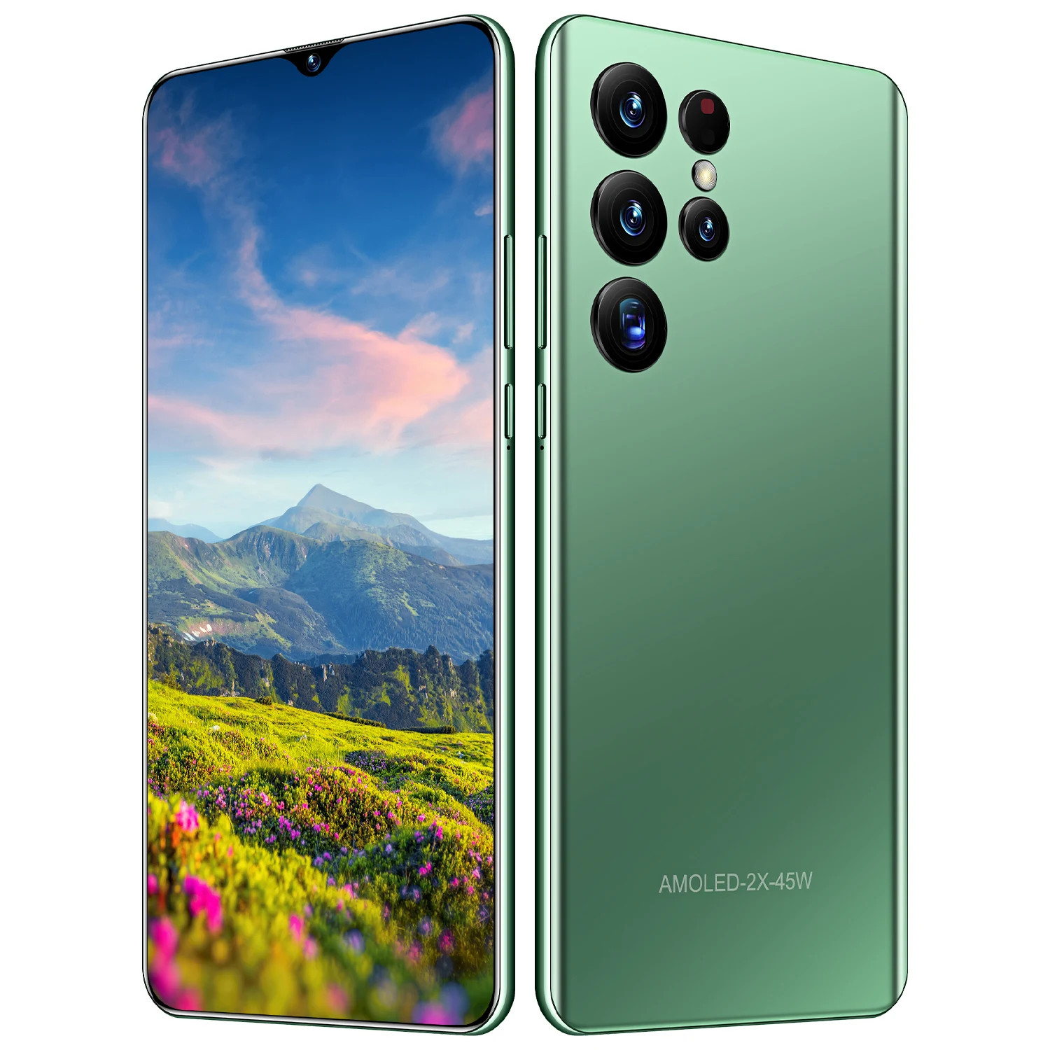 S22Ultra Smart Mobile Phone 4G Network Quick Charge Unlocked Type-C Cell Phone Smartphone dual-SIM dual standby Wifi Bt Camera