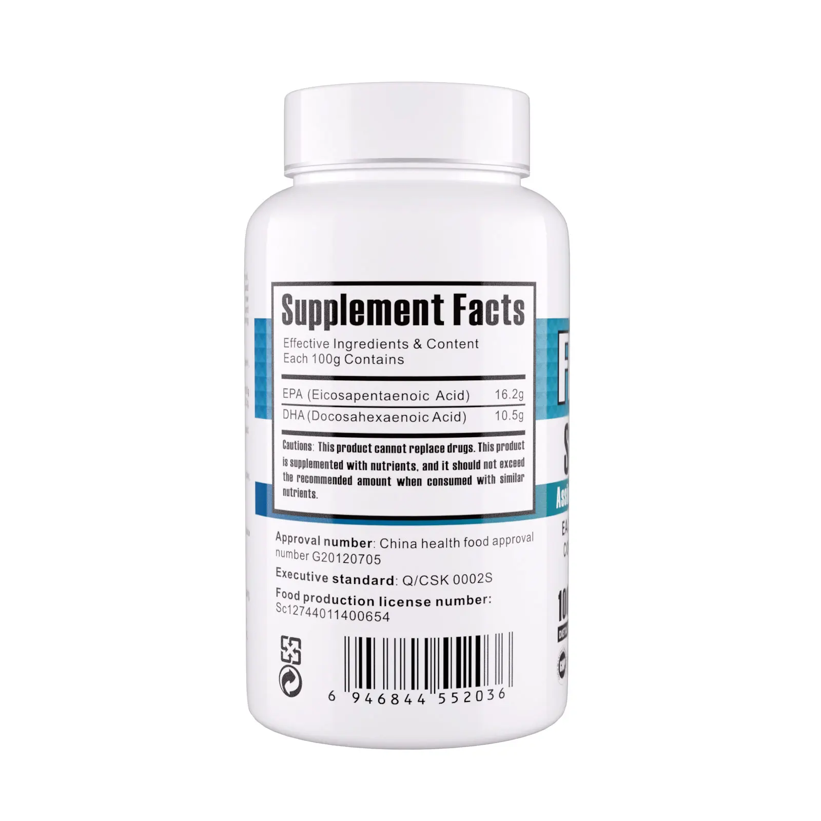 Hot Selling Natural Omega 3 6 9 Factory Supply Health Food Capsules Fish Oil Fish Oil