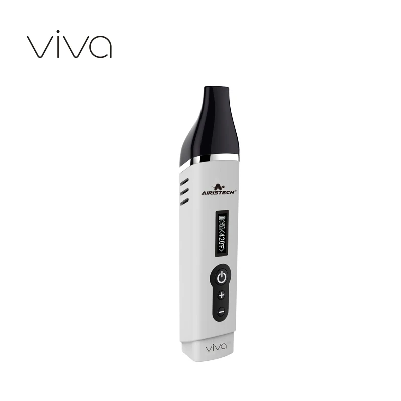 
2020 Large stock AIRISTECH Herbva Viva 2200mah Temperature Control digital Vaporizer Dry Herb vape Pen 