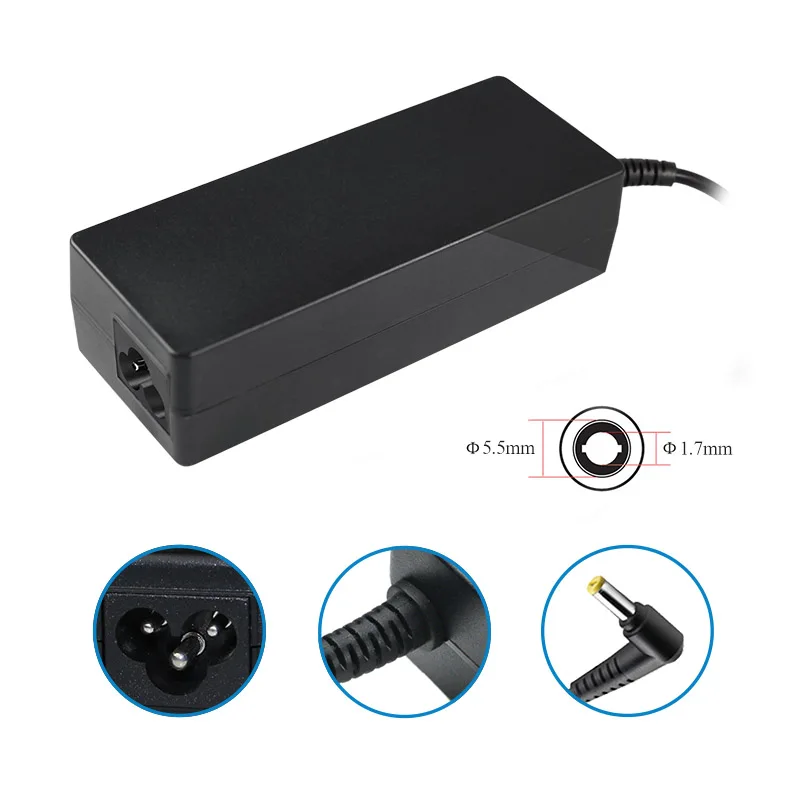 Адаптер переменного тока для ноутбука 90W 19 V/4.74A 5 5*1 7mm с шнуром питания 1