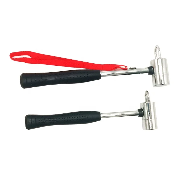 Аксессуар для палатки, медный молоток, инструмент для кемпинга на открытом воздухе, приспособление для удаления колышков, молоток для палатки с изогнутой деревянной ручкой