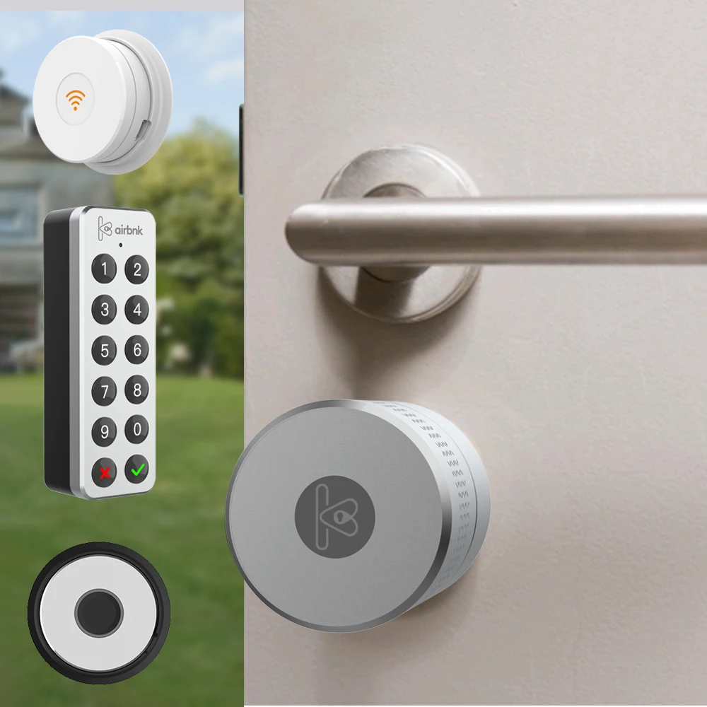 
Office Apartment Intellignet TT Lock Remote Control Wireless Open Smart Lock Hotel Home E-key Cell Phone Unlock Tuya Zigbee Lock 