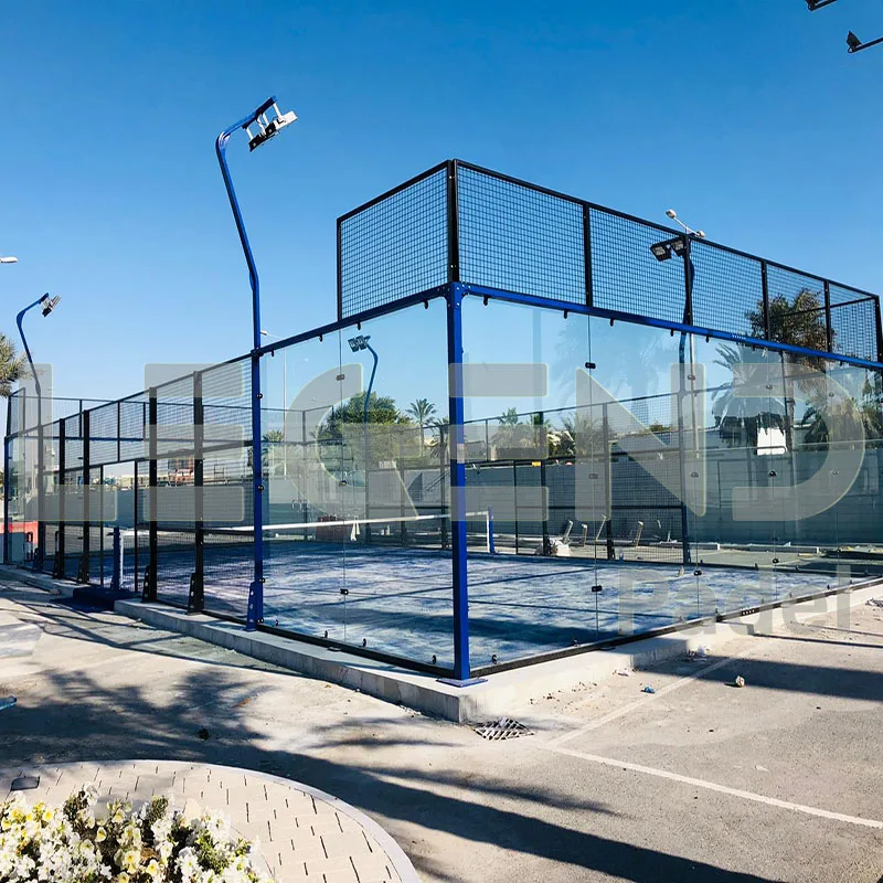 Высококачественный Профессиональный Padel Cancha de padel Panoramica Tenis Court поставщик
