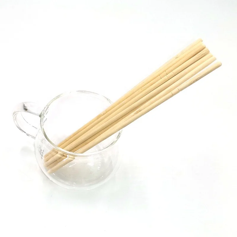 
20cm Bamboo Chopsticks Bulk Bamboo Long Chopsticks Disposable Round Stick For Sale 