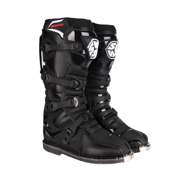 Профессиональные сапоги SCOYCO для взрослых, обувь для мотокросса, мотовездехода, мотовездехода, внедорожника, Защита ног, выдерживает MX