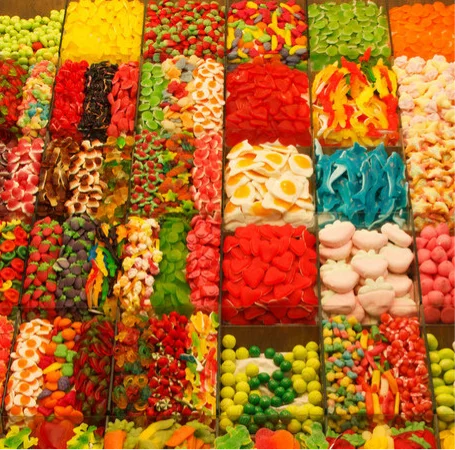 Candies wholesale variety shape fruity soft dulces gummy candy sweets