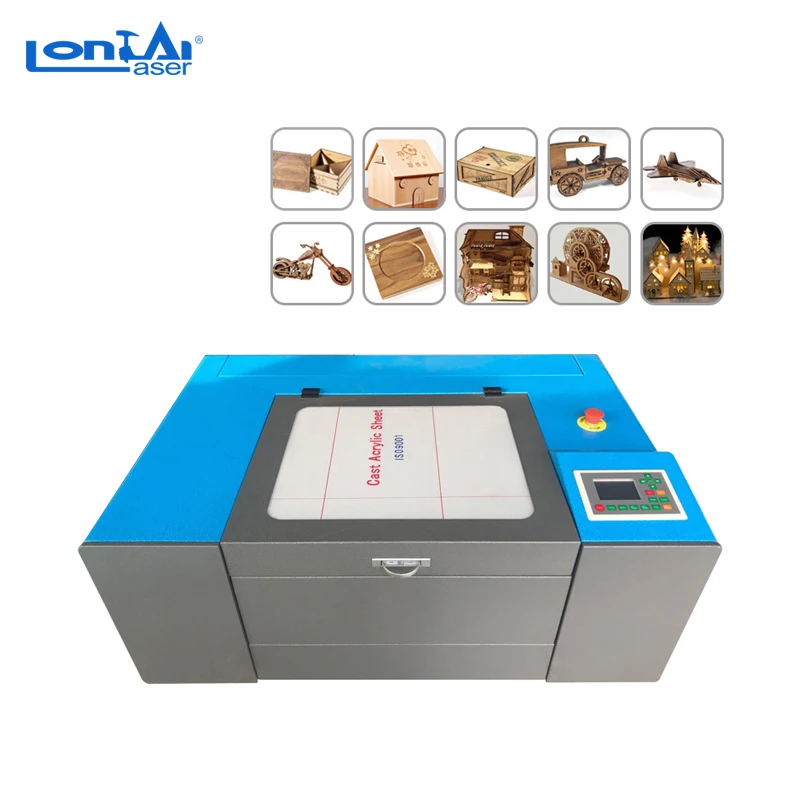 3020 4040 3050 4060 Wood Cutter CO2 Laser Engraving and Cutting Machine Woodworking Machinery with M2 Control System