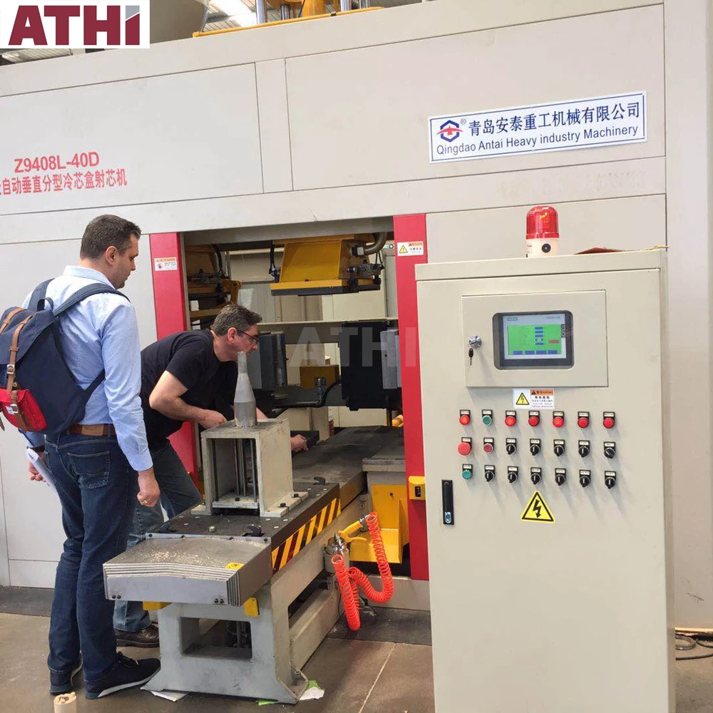 Формовочный песок машина стрельбы сердечника Холодильный шкаф шутер ядро машина