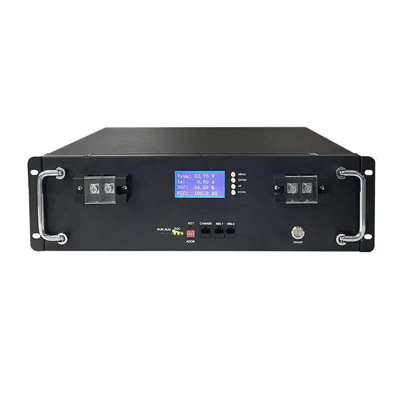 Safety and reliability 51.2V 100Ah 200Ah Environment Friendly Rack Energy Storage Lithium Battery for Solar System Use