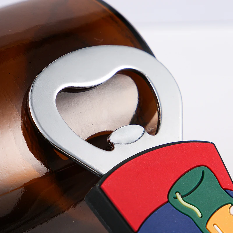 Custom Logo Print Freeze Refrigerator Magnet 3D Bottle Opener Magnet Country City Name Tourism Souvenir Fridge Magnet Customised