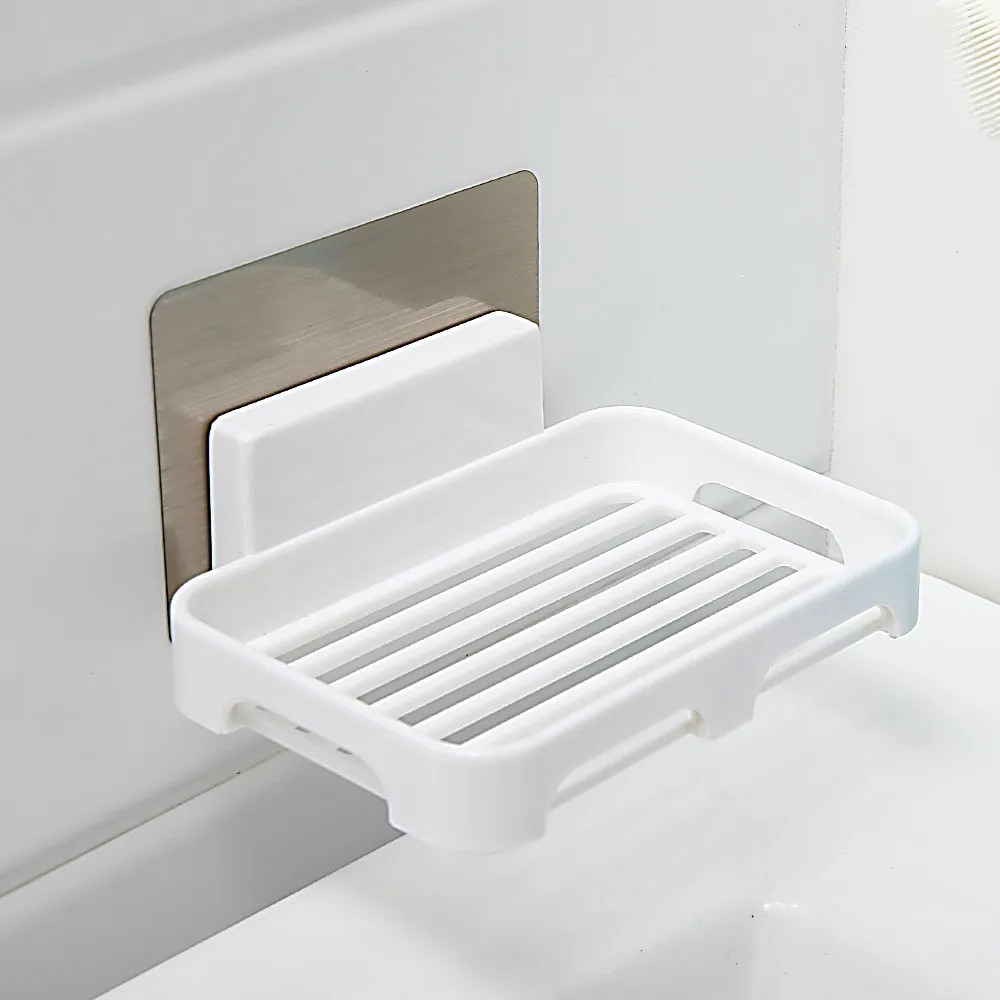Shower Wall Adhesive Shower Soap Case Tray Soap Dish for Bathroom Soap Holder