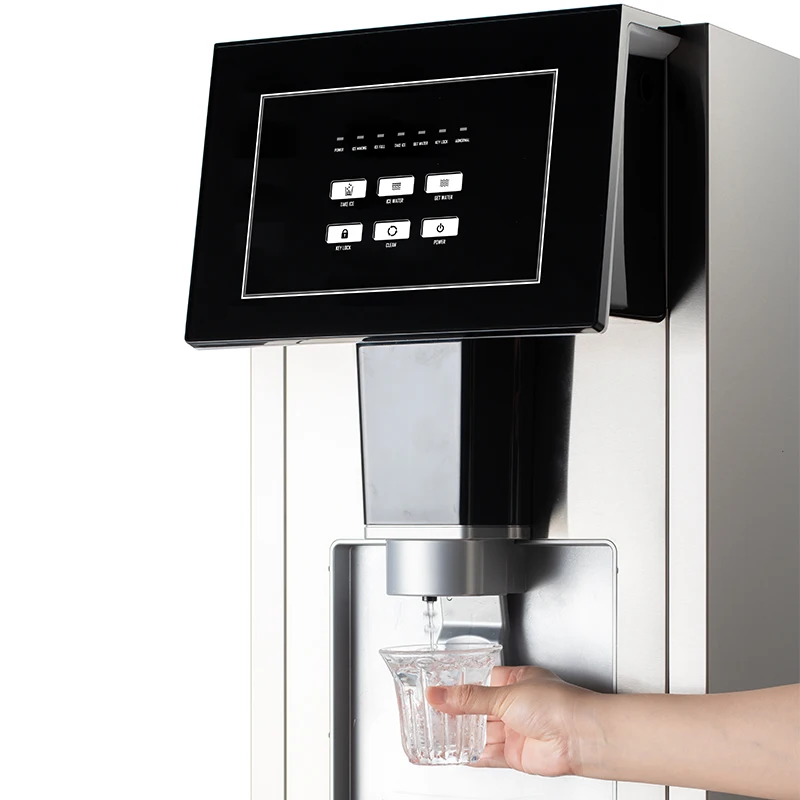 Professional Ice Maker With Cold  Water Coffee Shops Tea Shop 24h /220V