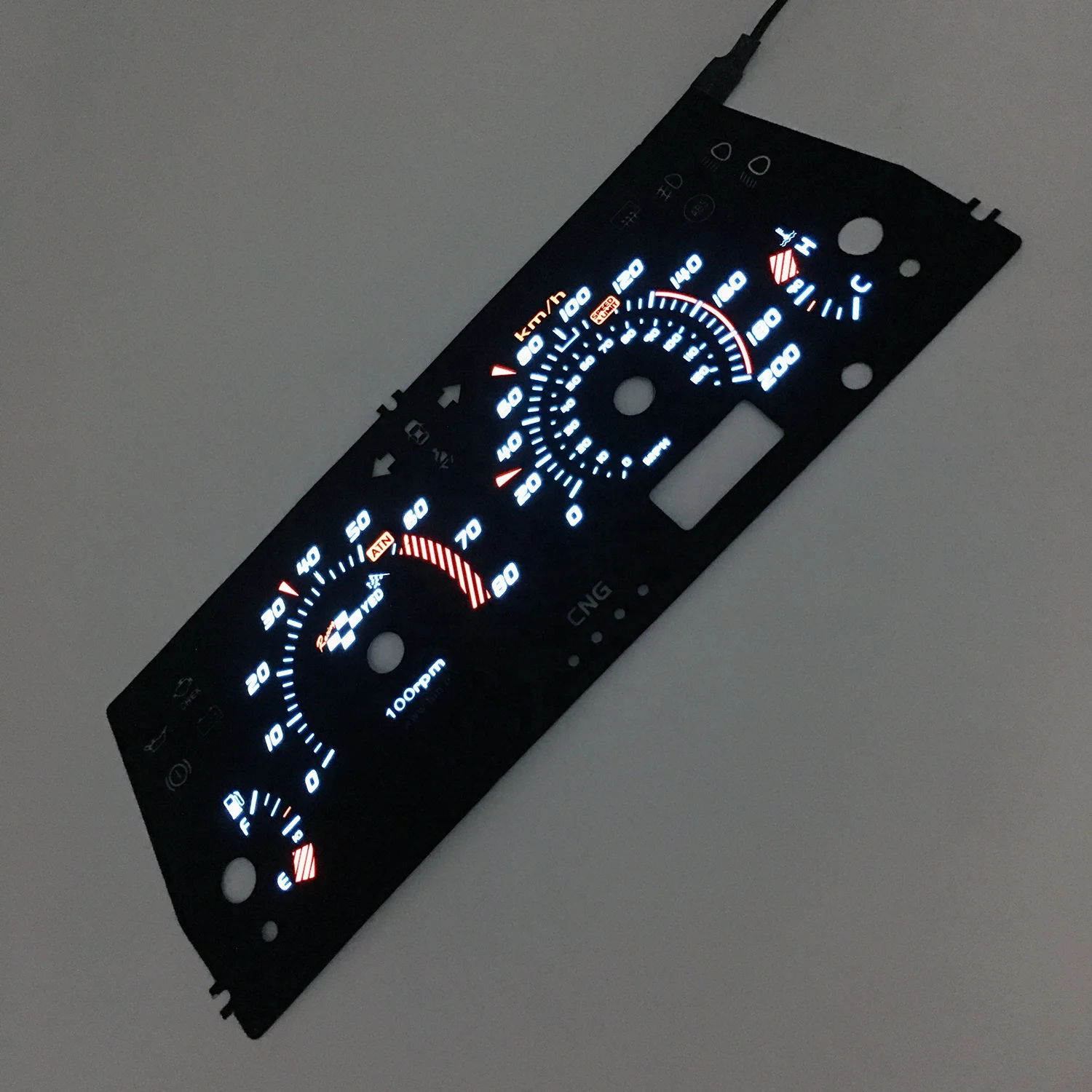 Высокая яркость, автомобильная панель индикатора освещения, автомобильный измеритель