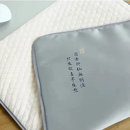 New Arrival Hand-made Lightweight Soft Felt Laptop Bag Laptop Sleeves Pouch Case Covers Document Organizer with silk embroidery