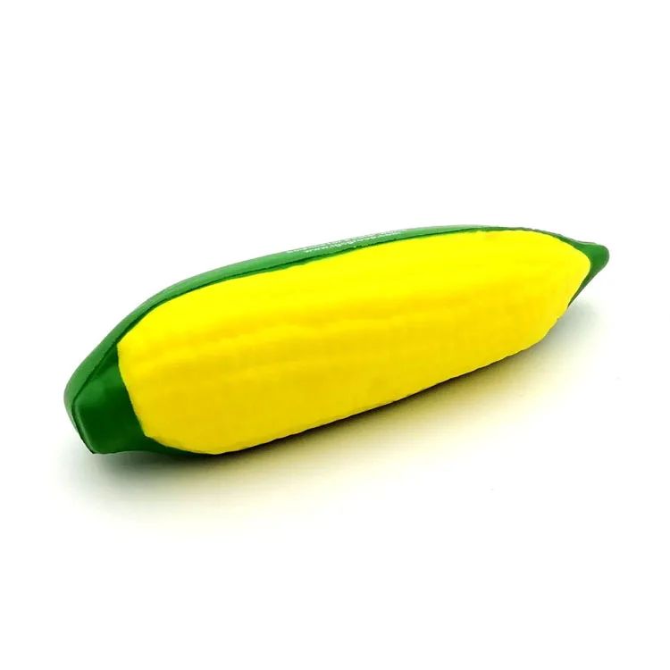 custom logo pu foam corn anti stress ball promotional toy