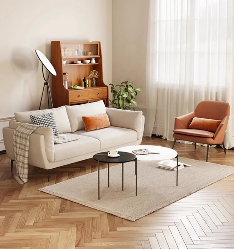 A Set of New Design Family Plush Modern Sofas for Sale Including a Sofa the Living Room and