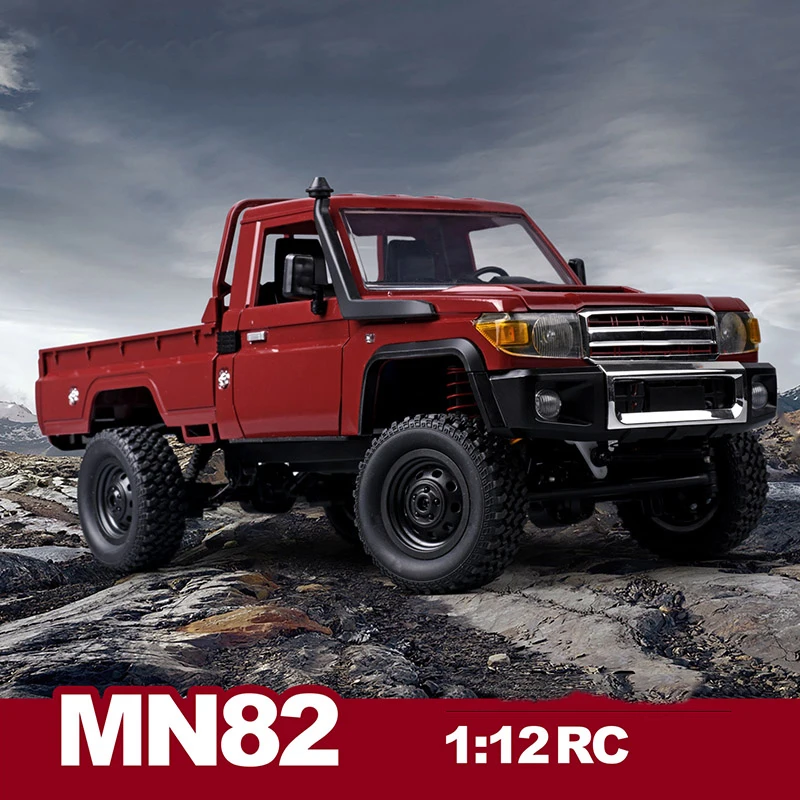 MN-82 RC Model Hobby RC Car 1:12 Scale 2.4Ghz 4WD Land Cruiser Off-road Vehicle Speed Control  Radio Control Car Toy