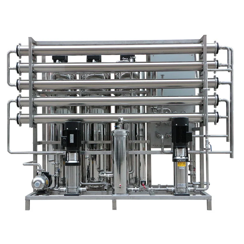 RO filtration system of water treatment machine