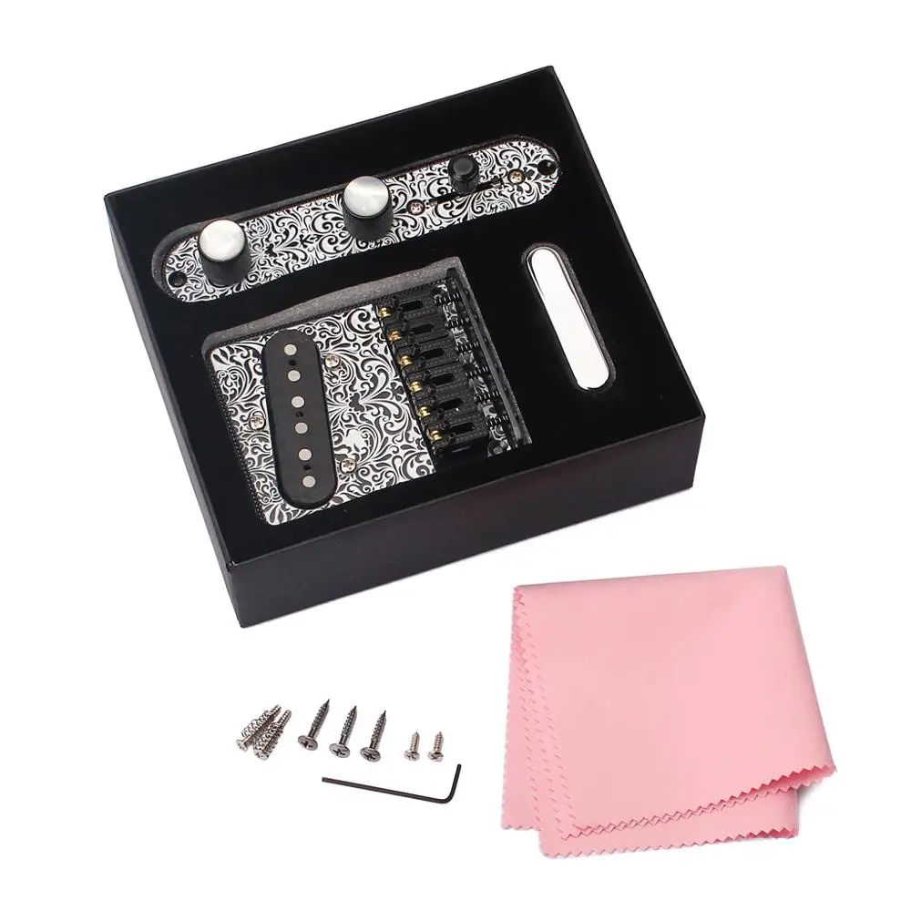 
GMA06 Custom Shop Telecaster Pickup And Bridge And Control Line Set Te le Tone Hand Wound 