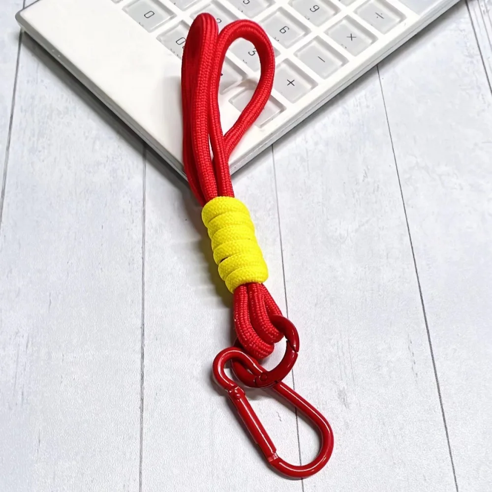 Ychon Creative new hand-woven cotton rope key chain pendant car key pendant colorful key rope for gifts